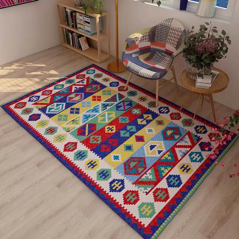 

Ковры в стиле бохо для гостиной, ковер для спальни в марокканском стиле, персидские ковры большой площади, коврик для гостиной, нескользящий коврик для пола дома 80*120cm