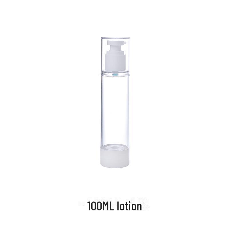Compact Travel Vacuum Bottle Set: Push-Type Spray & Lotion Bottles