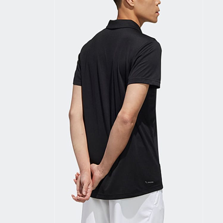 adidas Polo Shirts Men's Black Polo Collar Moderate Other FL0330