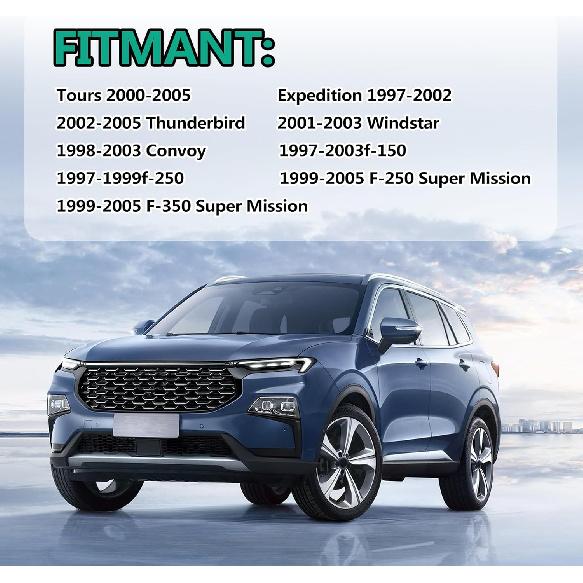 Power Mirror Control Switch, Front Driver Side Door Mirror Control Switch Compatible with Ford Excursion Expedition Escort F150 F250 F350 Super Duty