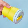 Tazza da Caffè da 400 ml con Coperchio Cannuccia Silicone Tazza per Succhi Freddi Tè al Latte a Prova di Perdite Borraccia Portatile da Viaggio