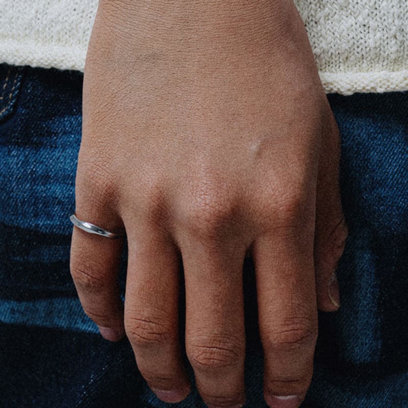 SCALETTO BLACK WSM014 Twist Wave Ring