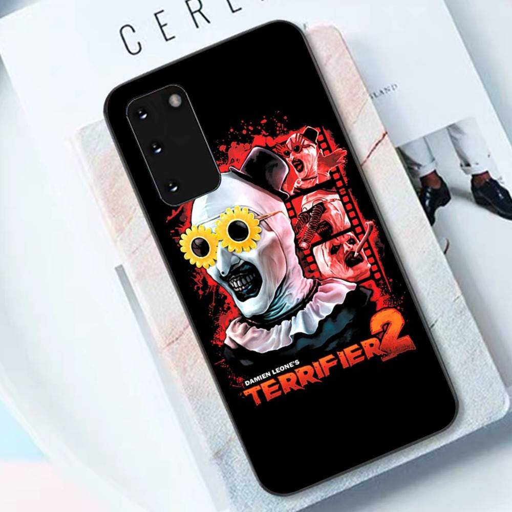 

Popular Horror Movie T-Terrifier Phone Case For Samsung S 24 Fe 25 Ultra Plus 20 Lite 21 30 22 23 24 22 Ultra 5G Fundas Samsung S23 ULTRA 5G