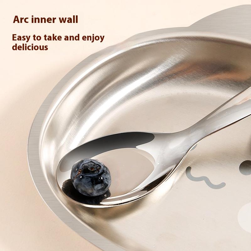 304 Stainless Steel Children's Cartoon Plate