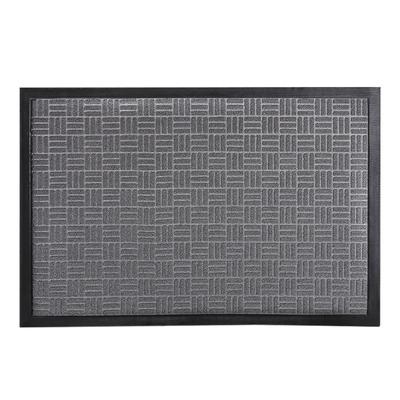 Tapetes para puertas de entrada, alfombras de entrada, tapetes para puertas de goma de polipropileno para exteriores, tapetes antideslizantes a rayas para el hogar