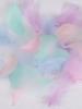 100 pezzi - Bouquet fai-da-te color Macaron Fantasy, decorazione ghirlanda, piuma sfera ondulata, imbottitura scatola regalo piuma