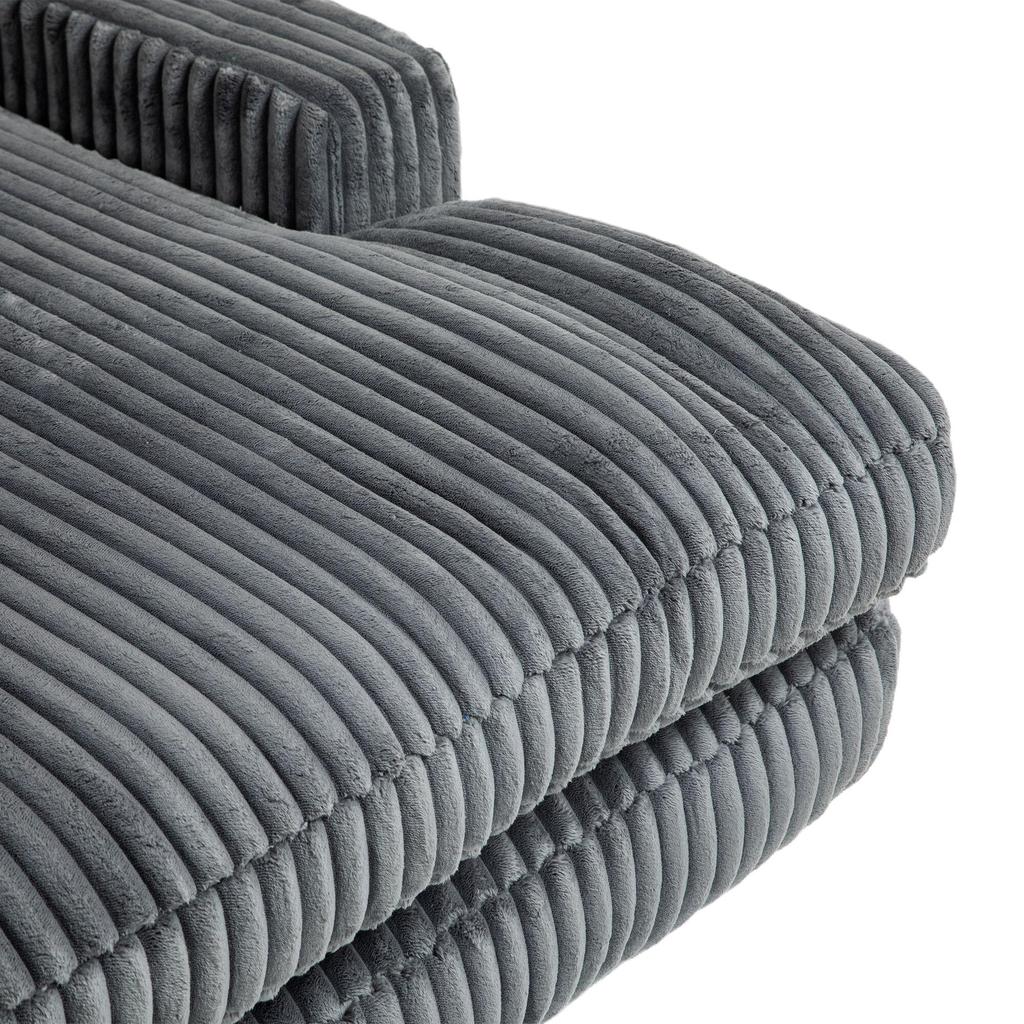 Modern rope sleeper sofa cloud sofa, 3 soft pillows, comfortable single-seat floor sofa