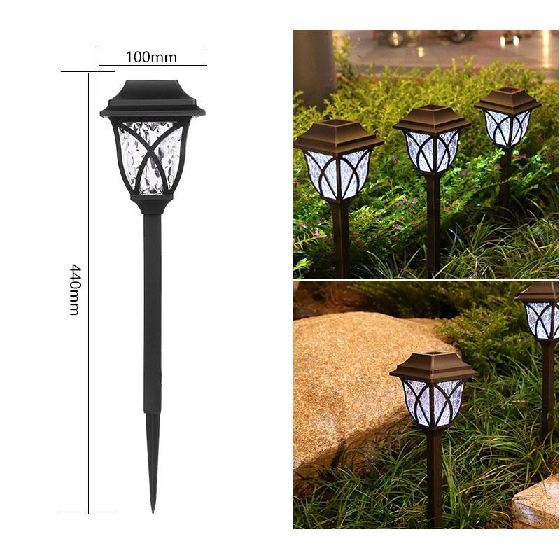 

Мини-солнечные светодиодные садовые фонари из нержавеющей стали, уличные солнечные фонари для дорожек, дворовые ландшафтные фонари белый