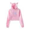Bts Bangtan Boys Love Yourself Tear Navel Hoodie With Cute Cat Ear Design In Multiple Color Options