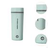 Portable Electric Kettle Leakproof Travel for Traveling Auto Car Home White