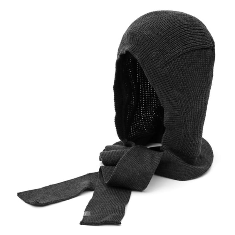 UNDERCONTROL STUDIO HOOD MUFFLER / aw / M GREY