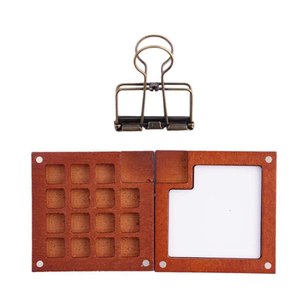 Aquarellfarben-Palette Set Mini Taschen-Aquarellkasten für Künstler Maler Studenten Tragbare Pigmentpalette Leicht zu tragen