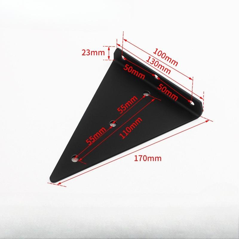 Right Triangle Corner Supports Invisible Furniture Fasteners for Beds/Cabinets/Shelves, Hidden Wall Brackets Floating Shelves