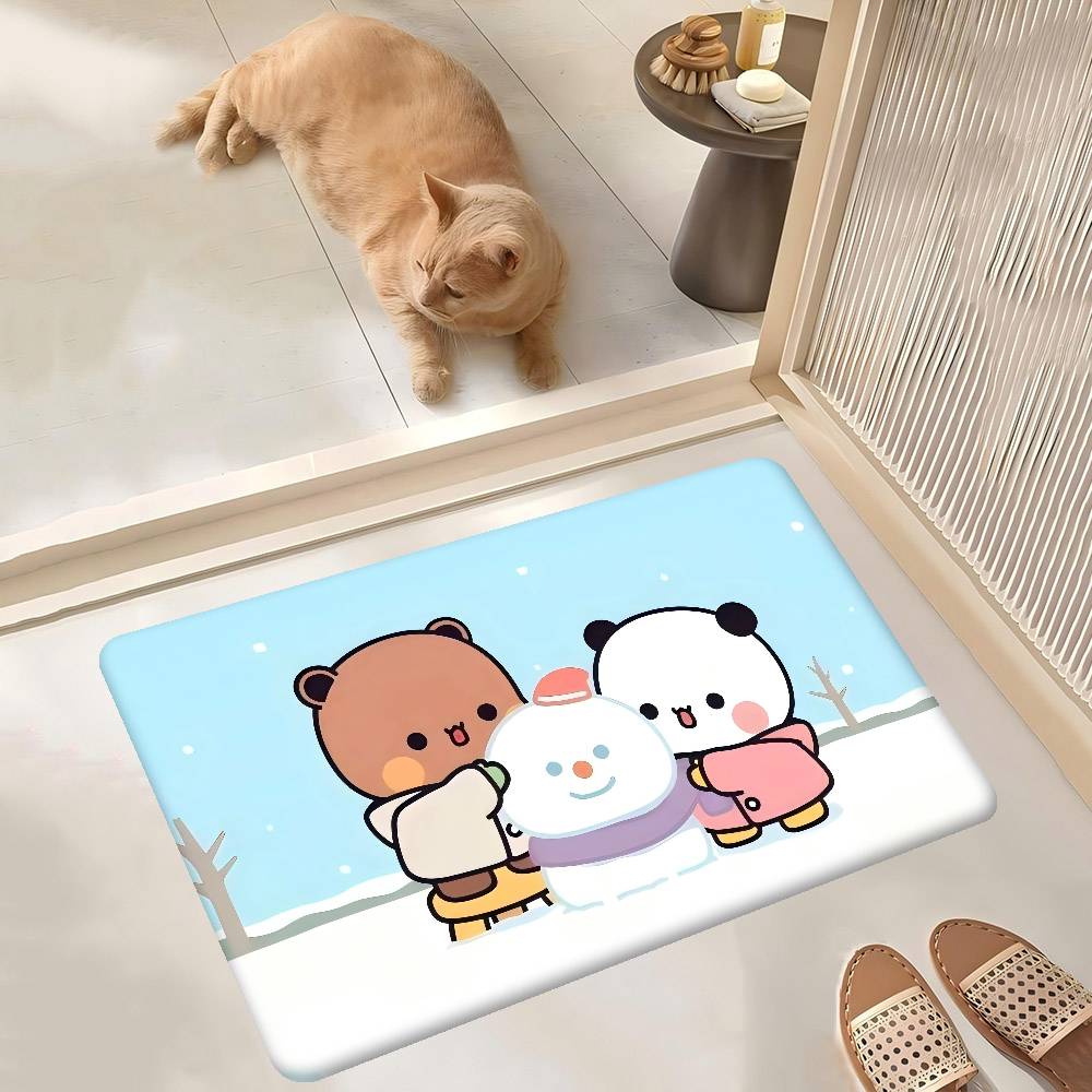 Dudu Bubu Cartoon Hallway Carpet Washable Non-Slip Living Room Sofa Chairs Area Mat Kitchen Doormat Area Rug