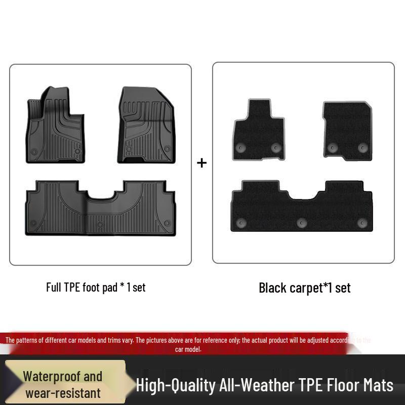 Custom TPE Floor Mats for Mercedes-Benz GLC Models (GLC300L, GLC260L, GLC200)