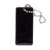 Waki Sangyo AHW312 Black Reflective Key Holder, Plain Black, Height 2.2 X Width 1.0