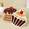 Coral Fleece Cartoon Towel, Hanging Absorbent Quick Dry Hand Towel for Kitchen Bathroom