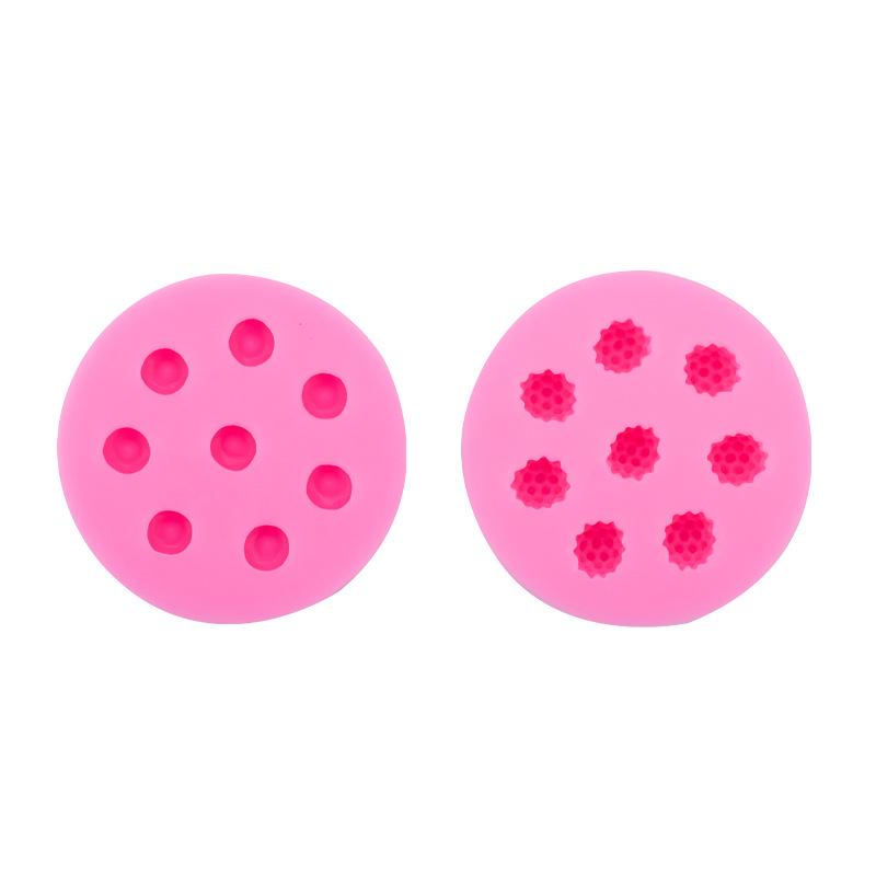 Silicone Mold for DIY Fruit Cake Decoration: Strawberry, Blueberry, Raspberry, Orange.