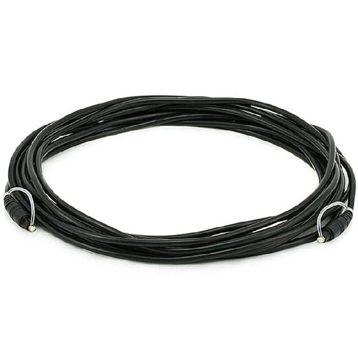 

Monoprice S/PDIF (Toslink) Digital Optical Audio Cable, 10ft Black 1 Count (Pack of 1)