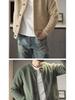 Retro Amekaji Men's Fleece-Lined Baseball Collar Jacket (2026)