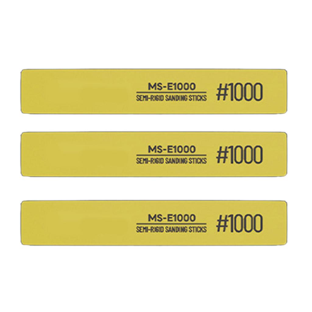 3Pcs Polishing Stick Sanding Stick for Plastic Model Metal Wood Buffing Sanding Tool Sandpaper Sanding Polishing Part