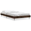VidaXL Cadre de lit chêne fumé 90x190 cm bois d'ingénierie 832306
