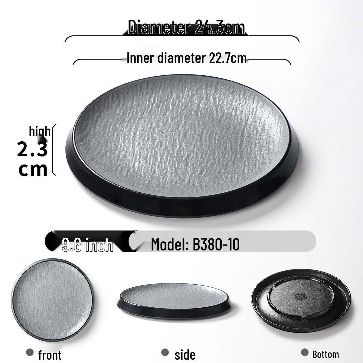 Xiangyuanmei Melamine Tableware: Western Food, Steak, Cold Dish, Hot Pot, and Barbecue Serving Plates for Restaurants and Commercial Use.