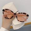 Multicolor Leopard Print Cateye Sunglasses Goggle Gafas Sol Mujer Cat Eye Sunglasses Summer Sunscreen Sun Glasses Retro Vintage