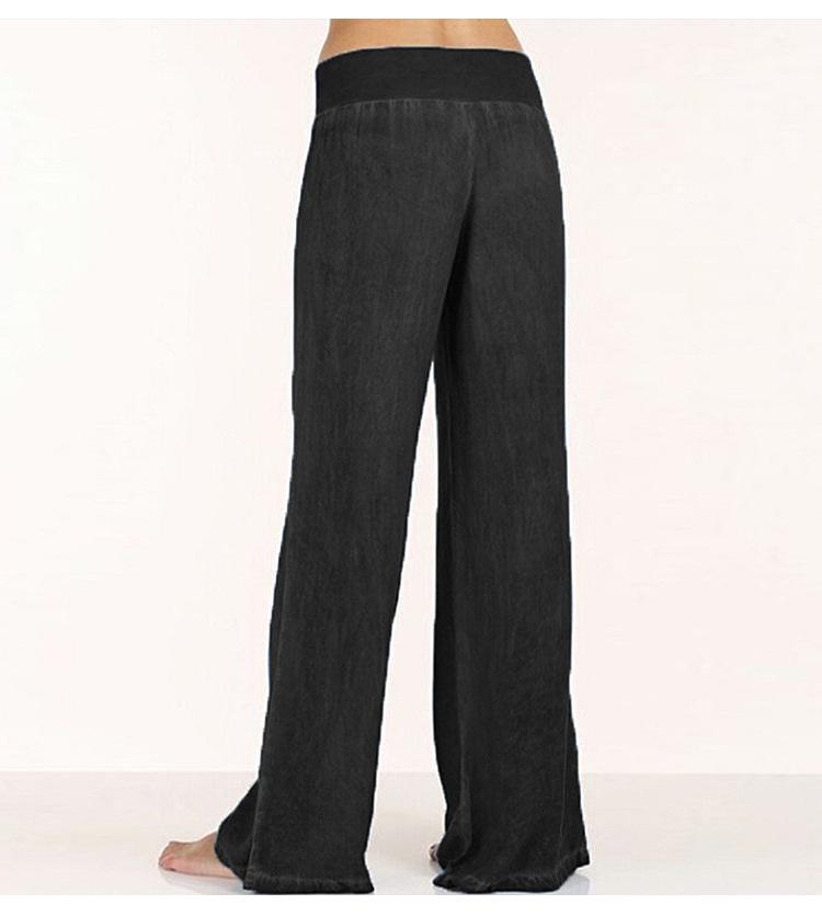 Spring/Summer Women's Plus Size Loose Wide-Leg Casual Denim Pants