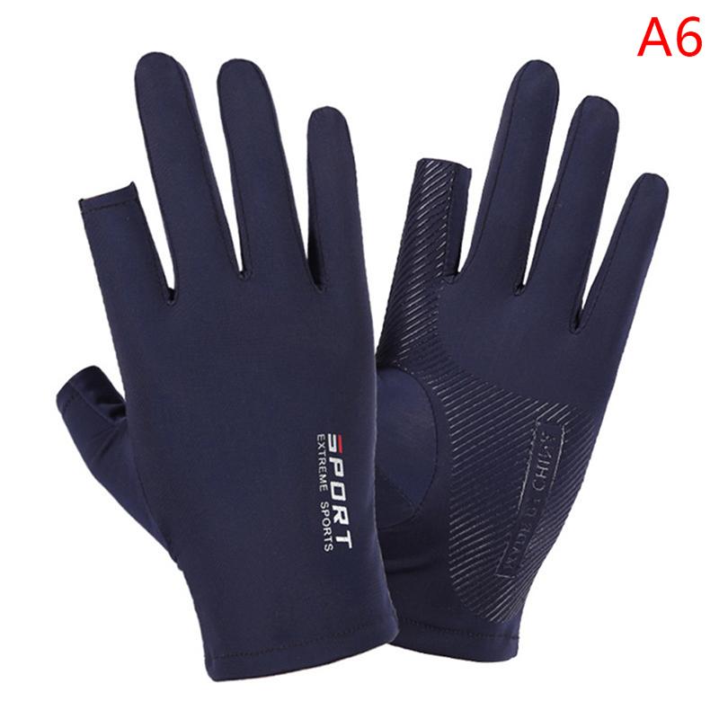 

1 Pair Motorcycle Gloves Breathable Ice Silk Non-Slip Anti-UV Outdoor Sports Rider Gloves Protective Hand Gloves Free shipping
