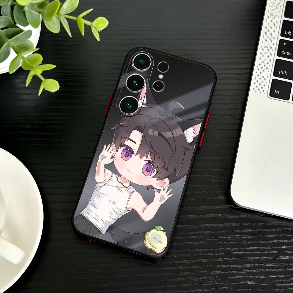 L-Love And Deepspace Phone Case For Samsung S26,S25,S24,S23,S22,S21,S20,Plus,Fe,Lite,Others Black Cover