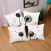 Free Silhouettes on Pillowcases Cover Bedroom Sofa Decoration Polyester Cushion Cover with Zipper
