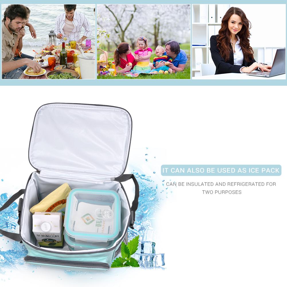 Large Capacity Insulated Thermal Tote Bag Cooler Outdoor Picnic Bag