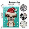 Christmas Pearl Painting Kit Handmade DIY Cute Puppy Santa Home Decoration Painting