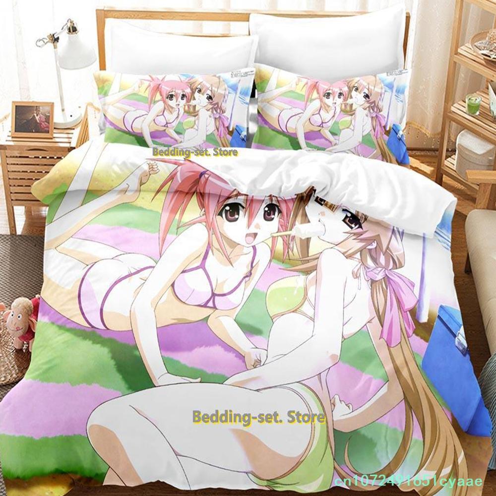 Seto No Hanayome My Bride Is A Mermaid Set Biancheria da Letto Singolo Twin Full Queen King Size Set per Letto Camera da Letto Adulti Set Copripiumino Anime