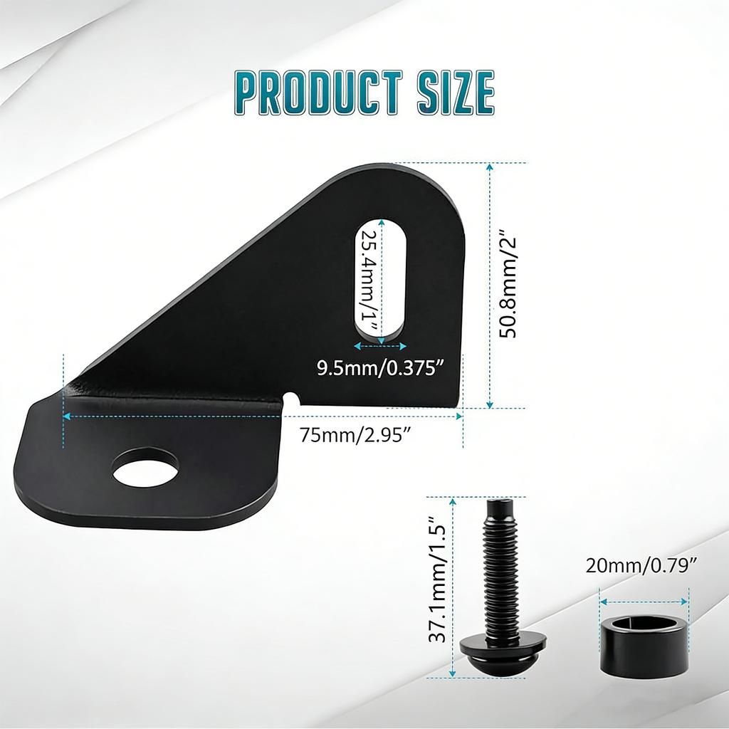 Driver Side Antenna Bracket For Multiple Models Quick Setup Driver Side Front Antenna Mounting Bracket