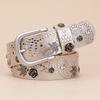 Belt Women's Fashion Metal Rivet Inlaid Retro Style Casual Simple Daily Versatile Wide Belt Decorative Jeans Pants Belt