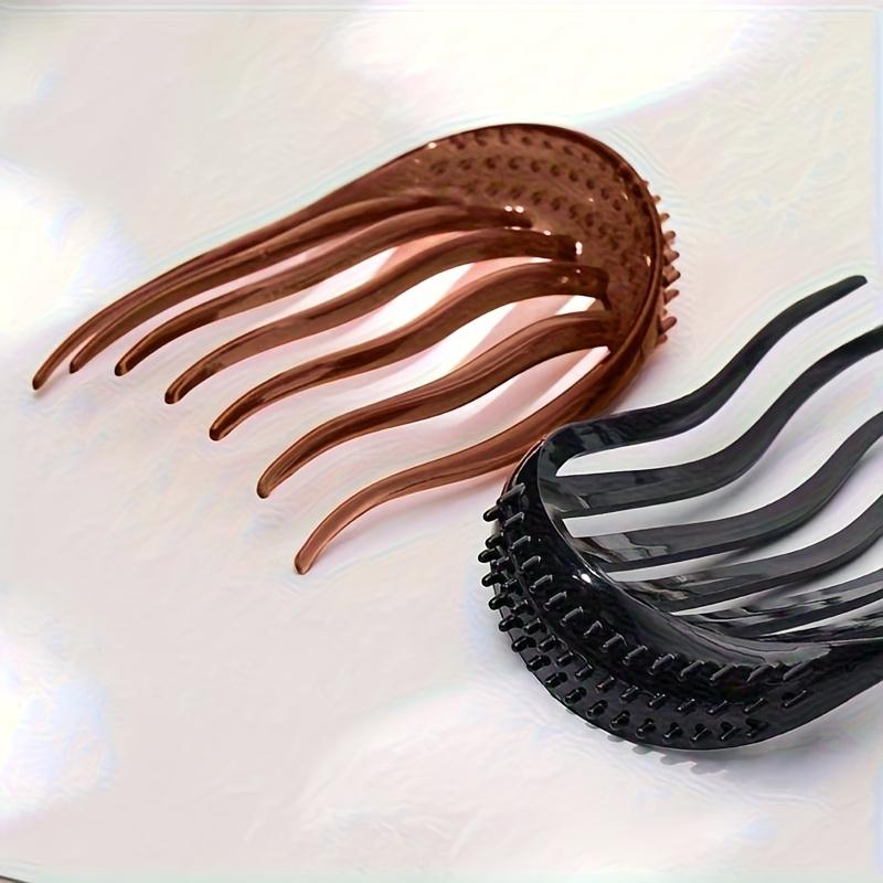 1pcs Women Hair Side Comb, Heightening Ponytail Clip, Casual Hairstyle, Easy Hairdressing Accessory, Stylish Hair Design Accessory