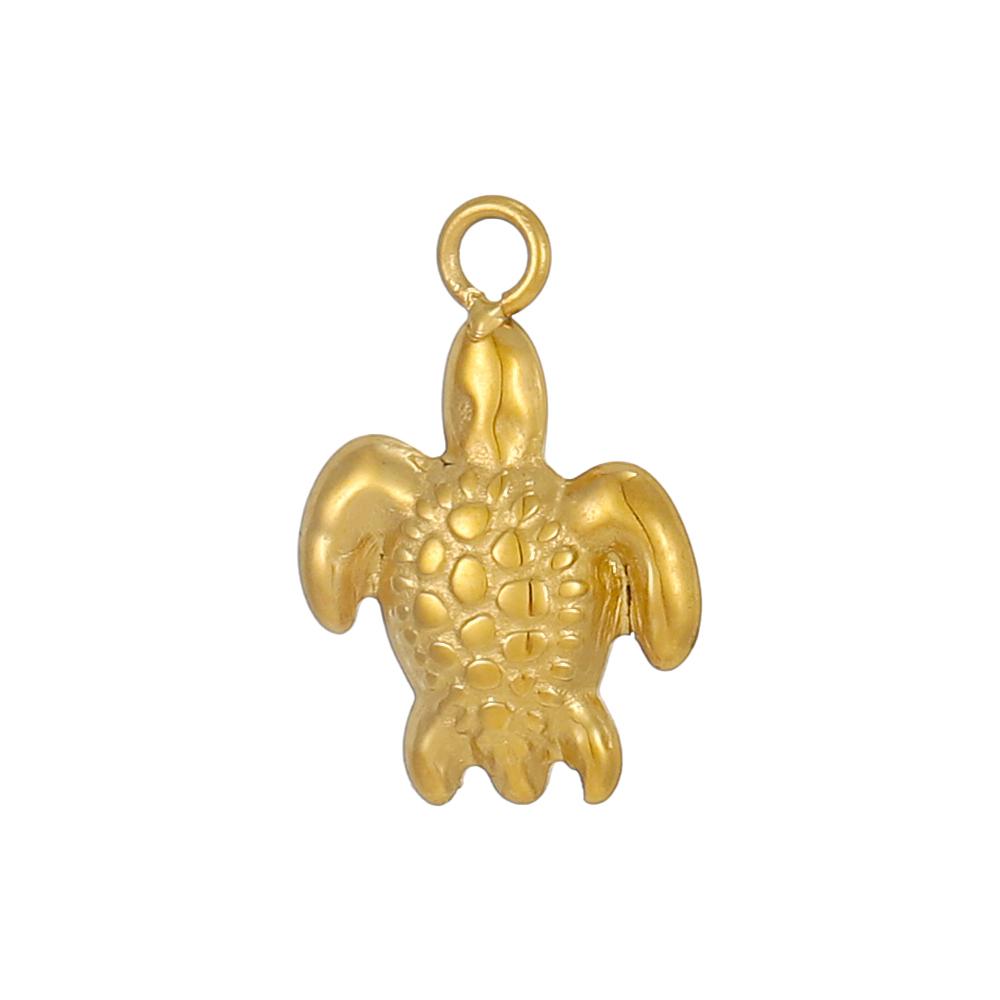 3PCS/LOT CARLIDANA Marine Starfish Shell Pendants, Stainless Steel Charms for DIY Jewelry