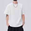 Men Loose Solid Short Sleeve Casual T Shirt