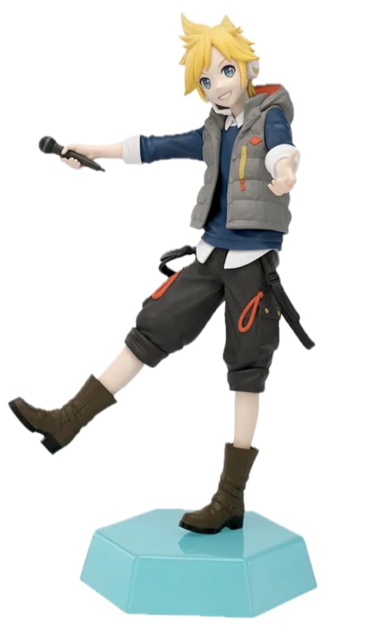 

Street World s Kagamine Len Figure Project Sekai Colorful Stage! feat. Hatsune Miku Desktop x Decorate Collections Total length approximately 14.5cm