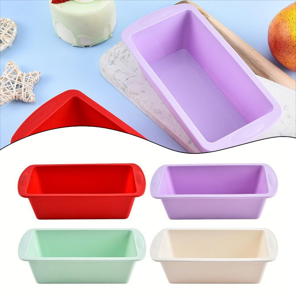 Flexible Silicone Mini Loaf Pan for Rectangle Cake Pans and Bread Toast Kitchen