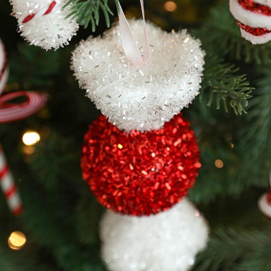 Χριστουγεννιάτικο Κόσμημα Καραμέλας Αφρός Μπαστούνι Καραμέλας Μέντας Χριστουγεννιάτικη Διακόσμηση DIY Κρεμαστό Κόσμημα για Διακόσμηση Εορτών