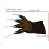 Wolverine Style Metal Claw Gloves for Cosplay, Halloween Costume Accessory, Unisex Adult Props