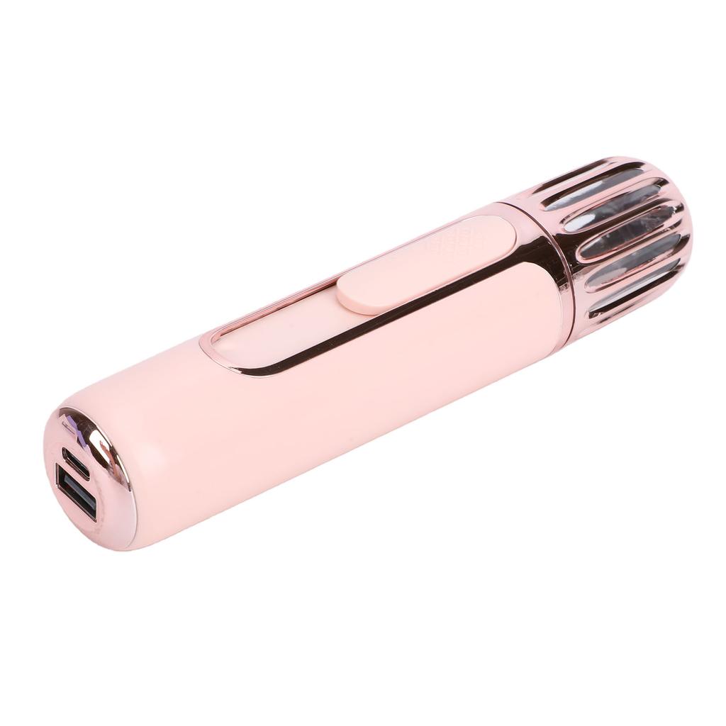 Face Mist Spray Humidifier with Dual Nozzles 20ml Visible Tank USB Rechargeable Portable Face Humidifier for Makeup