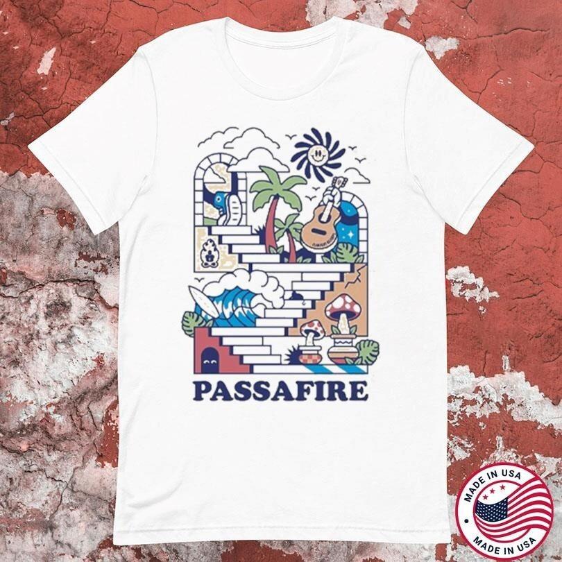 

Passafire Logo T-shirts White Color 100% cotton Gift For fan BL1260 3XL