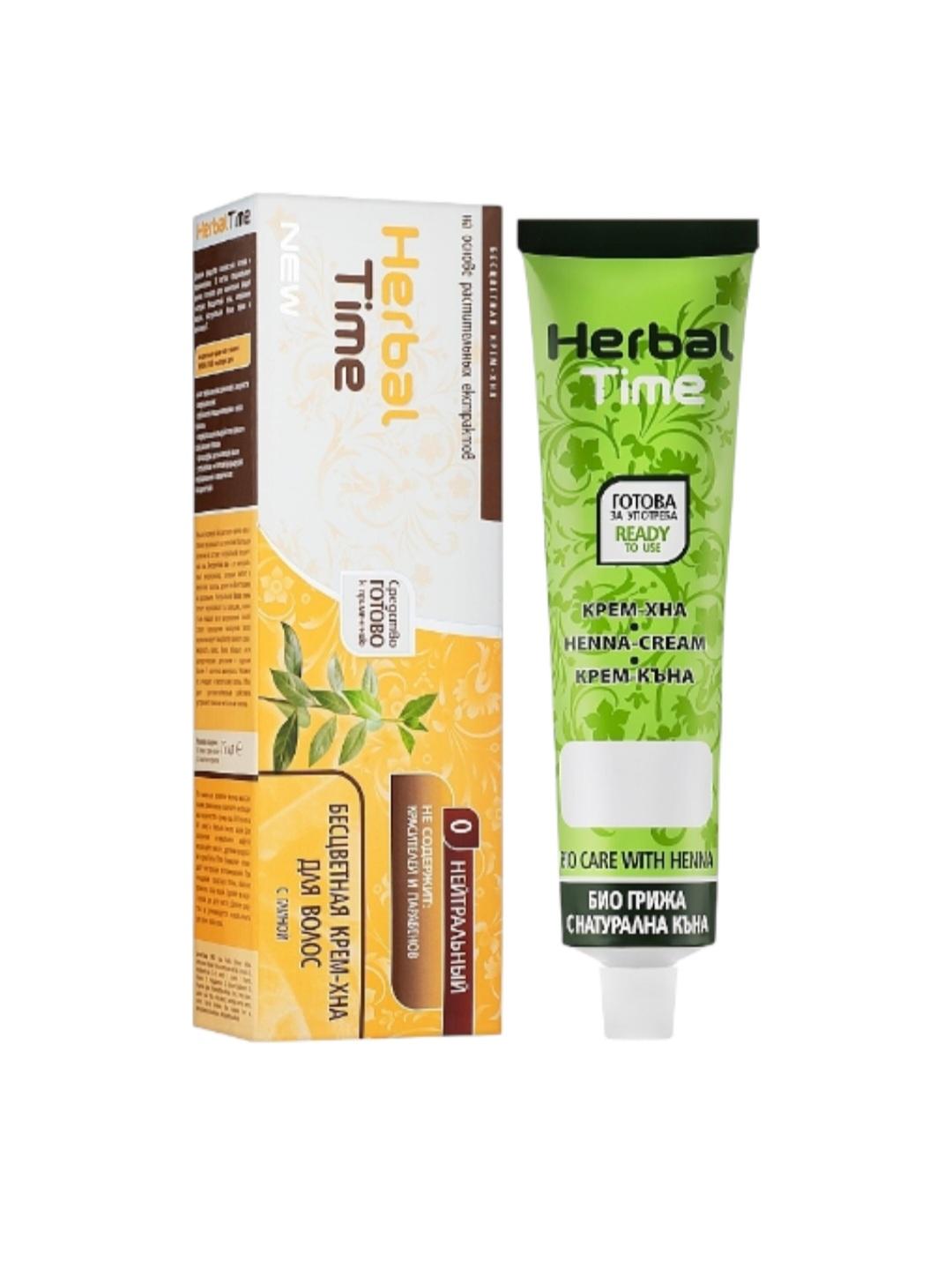

Крем з натуральної хни для волосся Herbal Time