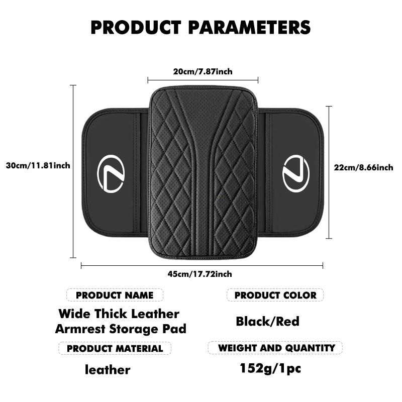 For Lexus Mutifunctional Car Armrest Box Pad Elbow Support Mat Heightening Protective Cover CT ES GS NX IS250 RX350 IS200 LX570 AFI1