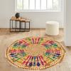 Washable Round Printed Carpet RHM7059-SD334