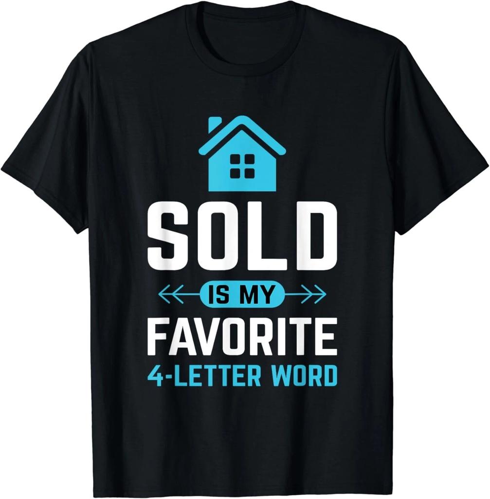 Verkauft Ist Mein Lieblingswort - Makler & Immobilienmakler Geschenk Unisex T-Shirt